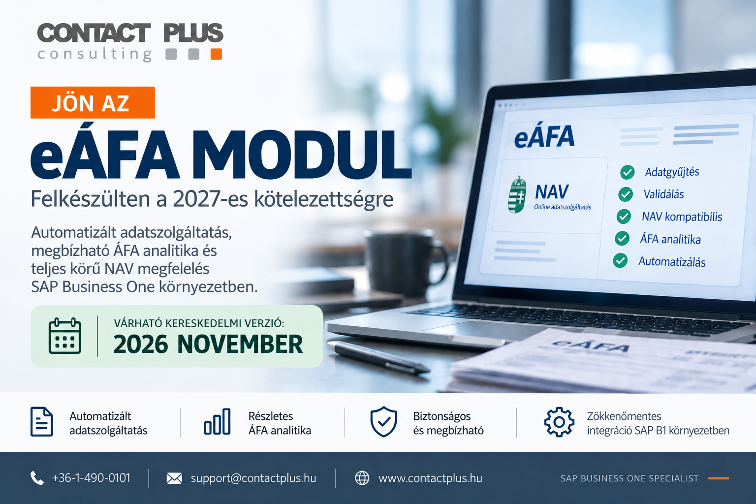 Contact Plus eÁFA modul